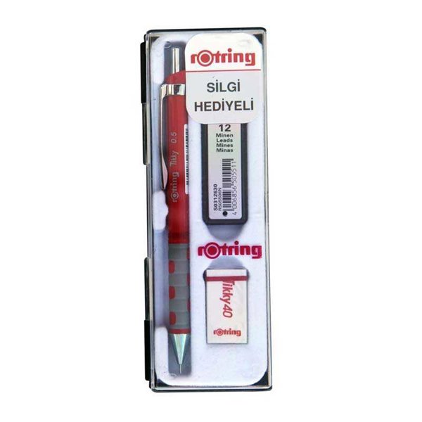 rotring-tikky-versatil-kalem-okul-seti-07-kirmizi-104175-61-K-3796.jpg Rotring Tikky Versatil Uçlu Kalem Okul Seti 0.5 mm - Kırmızı - Görsel 1