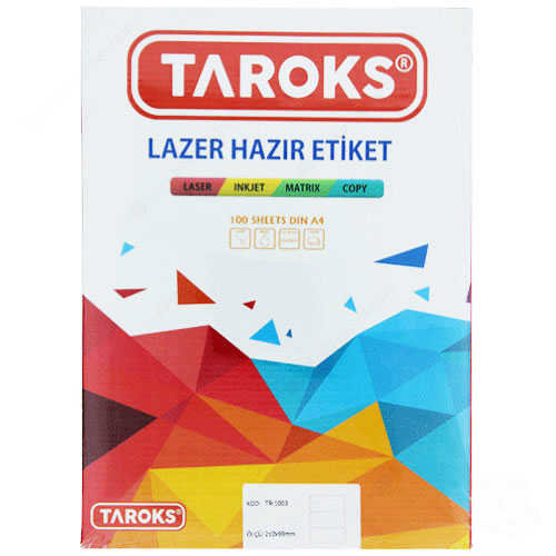 taroks-lazer-etiket-tr-1280-22x12-96508-75-K-364.jpg Taroks TR-1280 Lazer Etiket 22 x 12 mm - Görsel 1